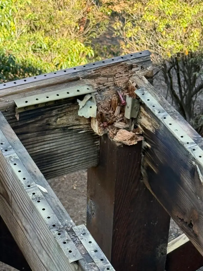 Deck Restoration in Boiling Springs — dry rot repair