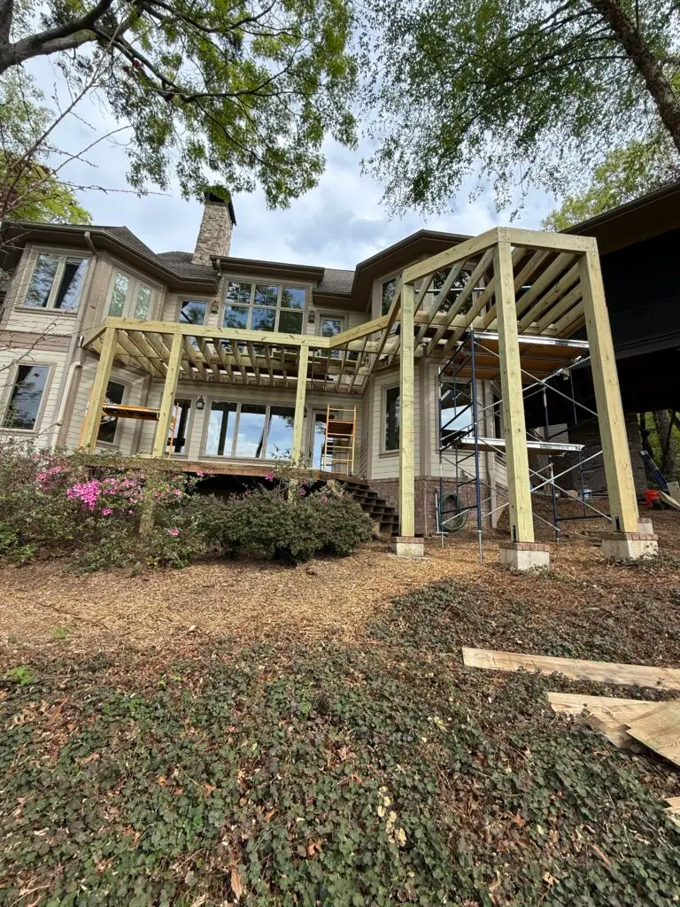 Deck Restoration in Boiling Springs — joist replacement